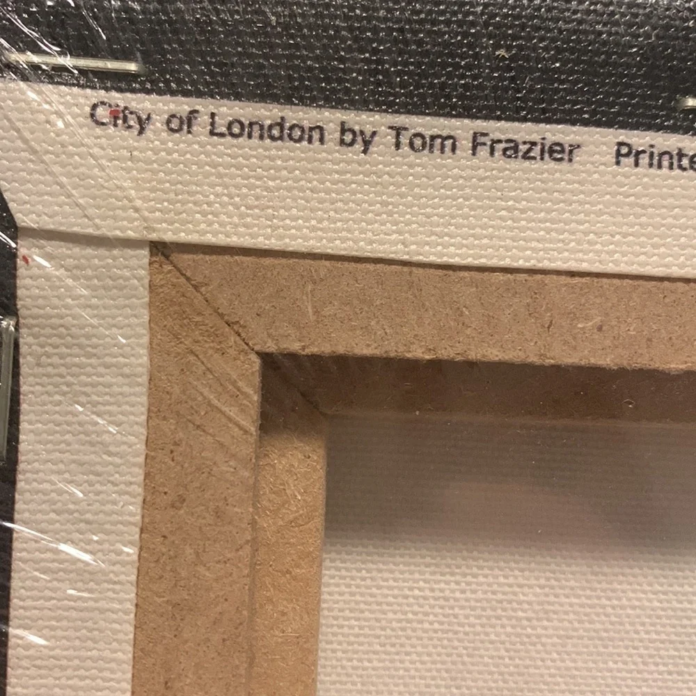 Ikea London canvas Wall Art Square NWT